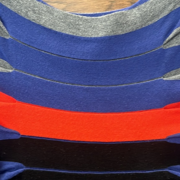 Ted Baker Kitey Pleat Detail Striped Dress - Picture 10 of 13